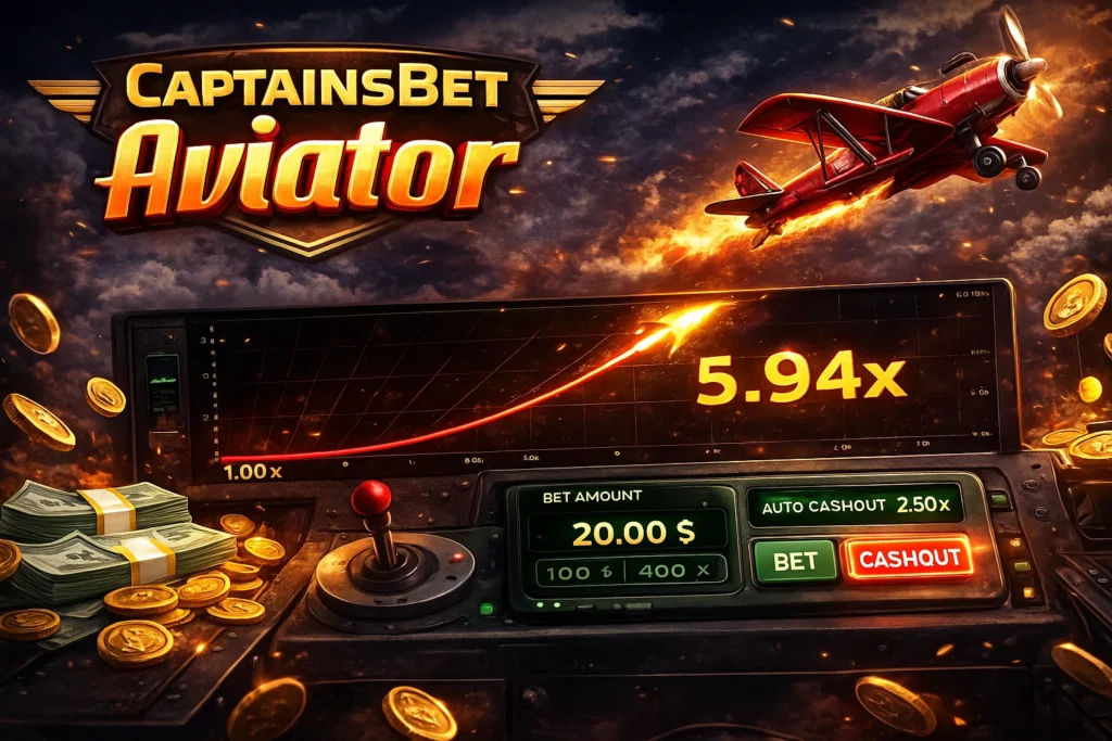 CaptainsBet Aviator (Crash Game)
